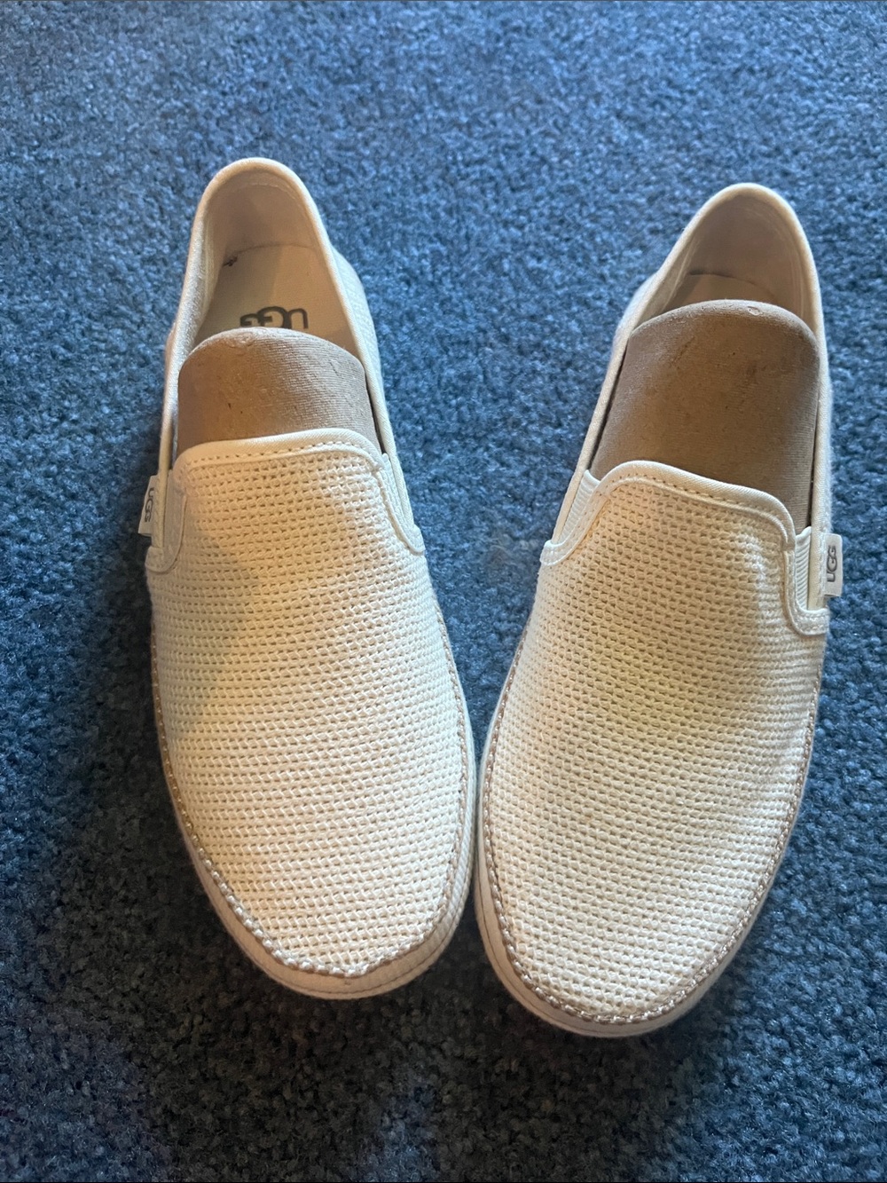 UGG Women’s Slip-On Loafers in Cream NWT